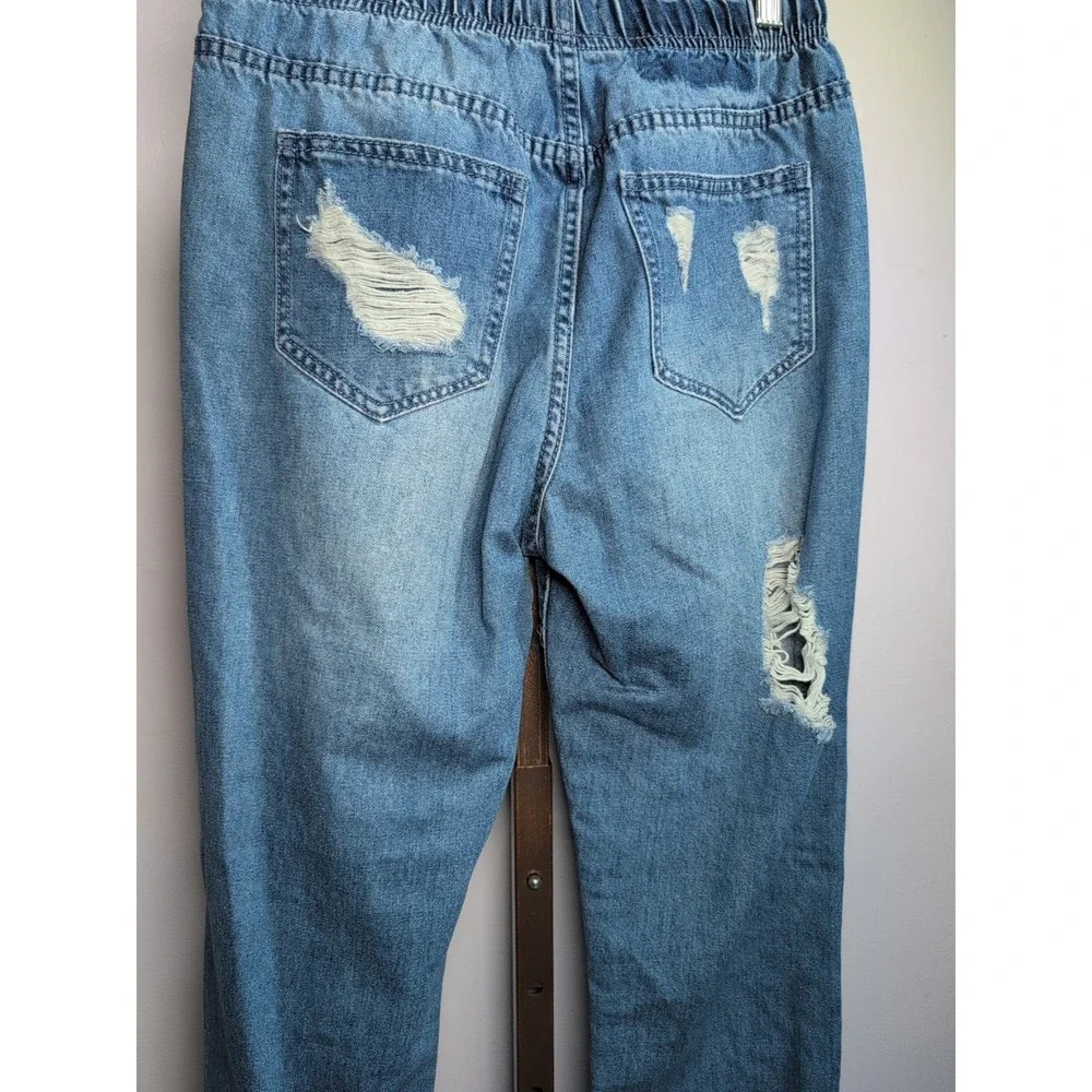 91 Cotton On Size 6 Denim Jogger Blue Denim Joggers‎